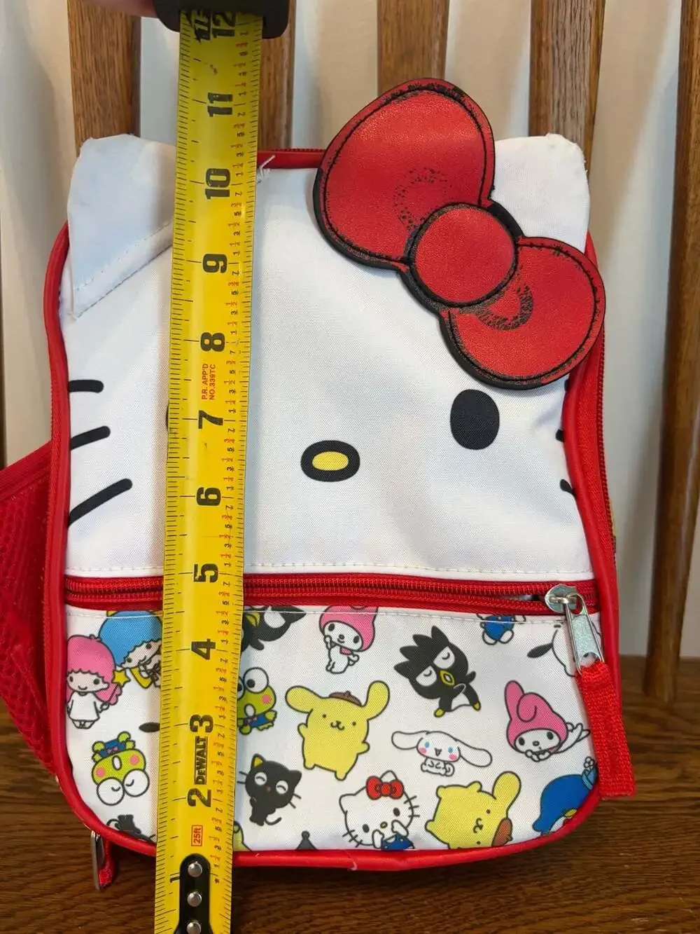 Sanrio Hello Kitty And Friends Insulated Lunch Bag Red Bow White